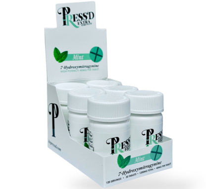 Press’d - Extra Strength 7-OH - 30 Ct 40mg Tabs - 3 Flavors [K-PR-40-30C]