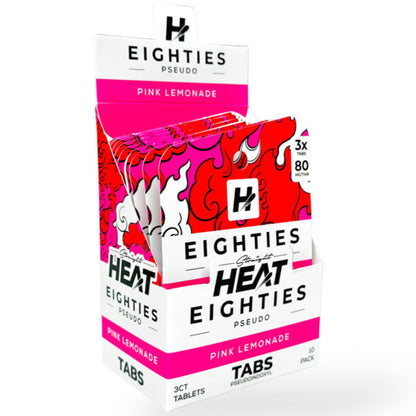 NEW Straight HEAT EIGHTIES PSEUDO 7-OH- 80mg Tabs - 3 Ct - 4 Flavors! [K-H8P-3C]
