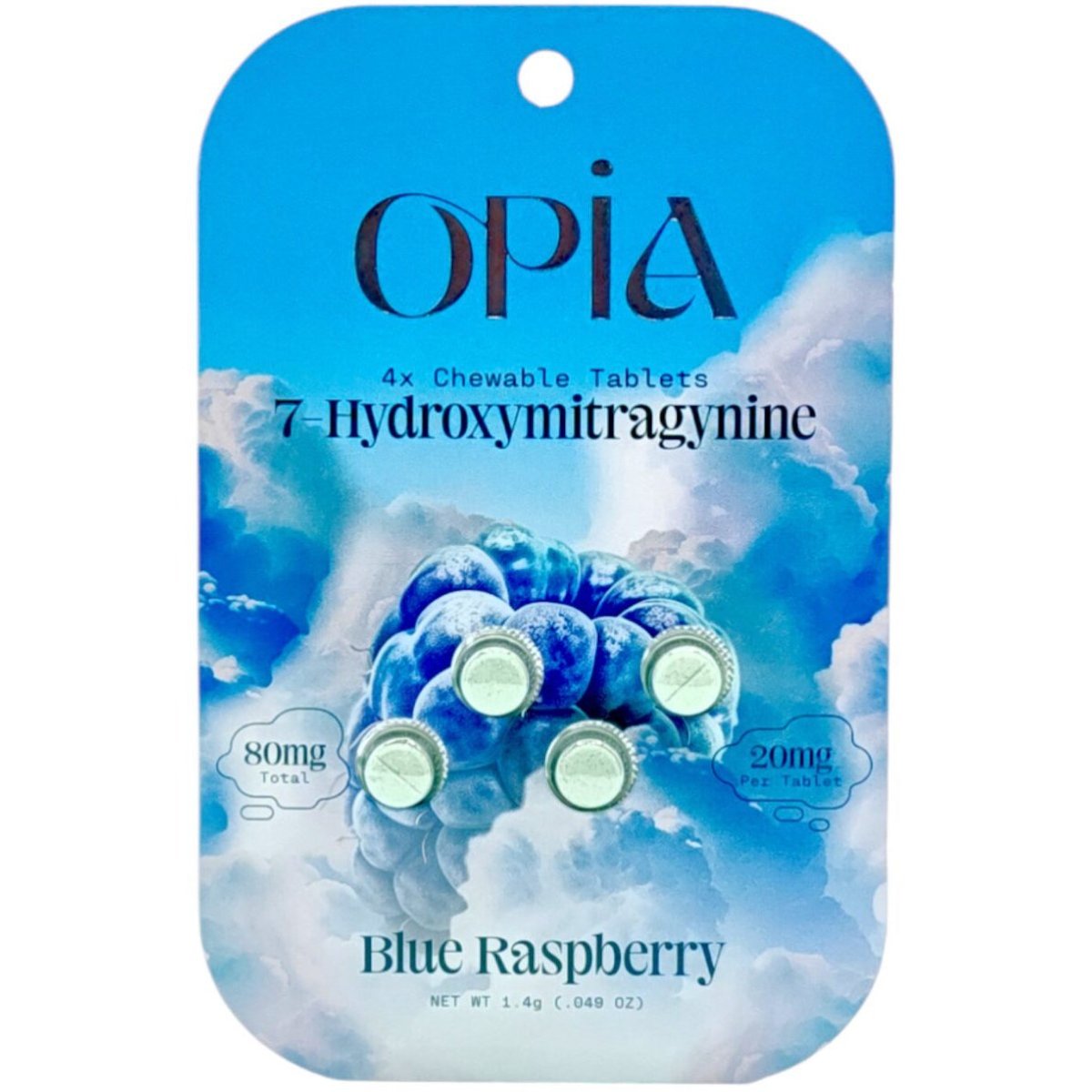 Opia 7-Hydroxymitragynine 20mg Tabs - 4 Ct - 5 Flavors [K-OPIA]