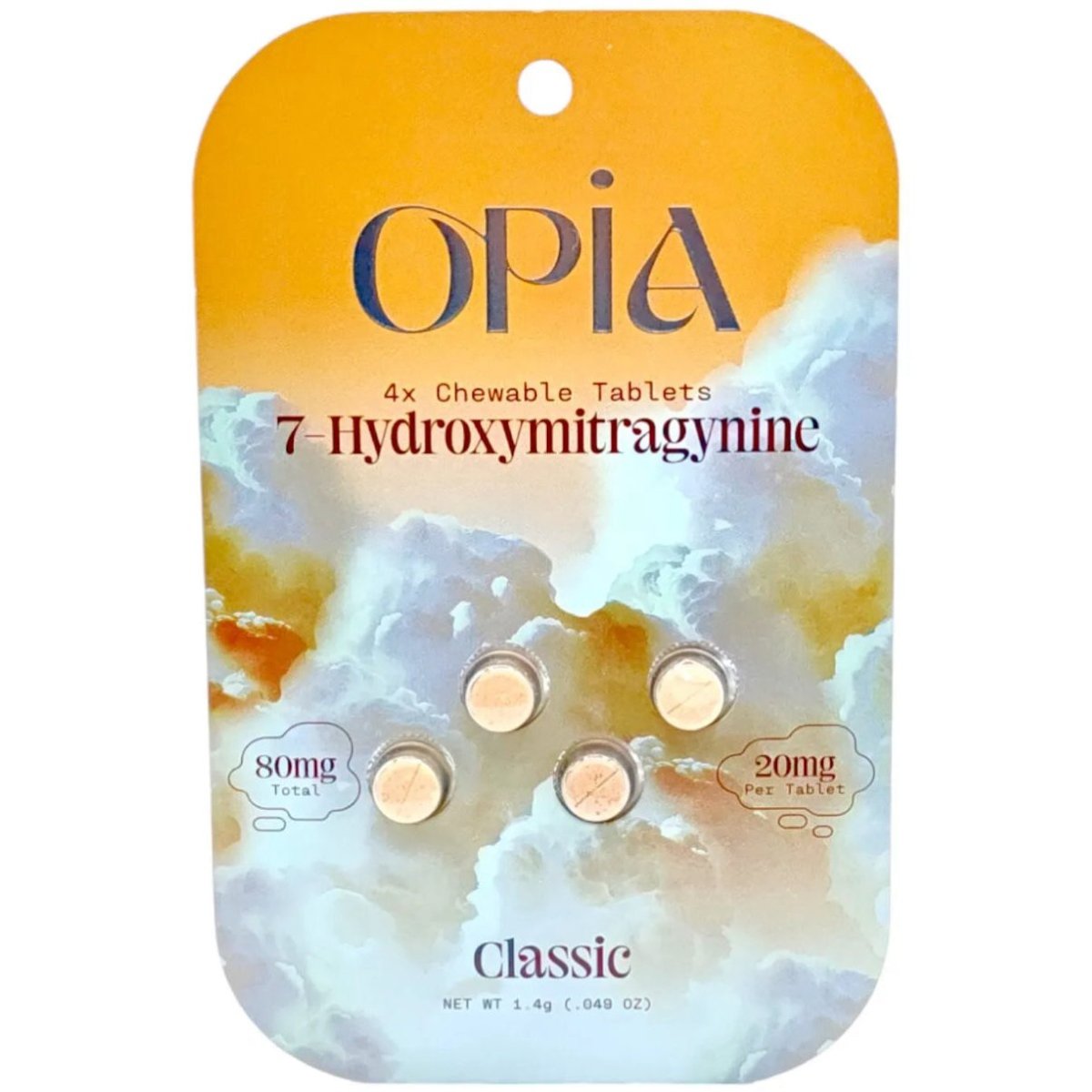 Opia 7-Hydroxymitragynine 20mg Tabs - 4 Ct - 5 Flavors [K-OPIA]