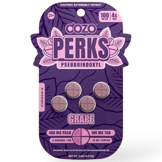 BRAND NEW! PSEUDO DOZO - Strongest Pseudoindoxyl Available - Four 100mg Tabs - 3 Flavors [K-DP-4C-P100]