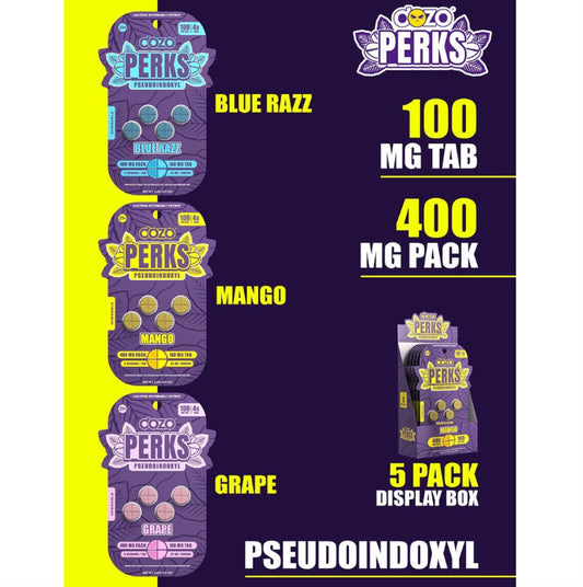 BRAND NEW! PSEUDO DOZO - Strongest Pseudoindoxyl Available - Four 100mg Tabs - 3 Flavors [K-DP-4C-P100]