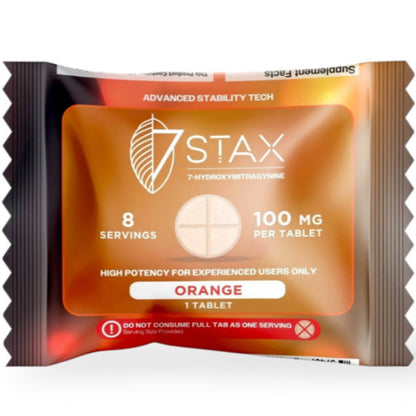 7Stax Extreme Premium 7-OH - 8 Servings Per 100mg Tab - Now 3 Sizes & 5 Flavors! [K-7Stax]