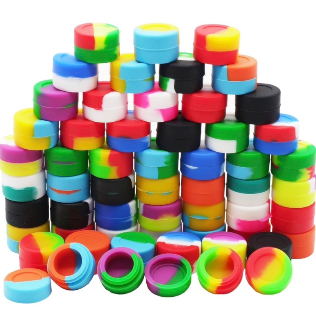 NEW 3ml Silicone Container - Assorted Colors [C-S-18]