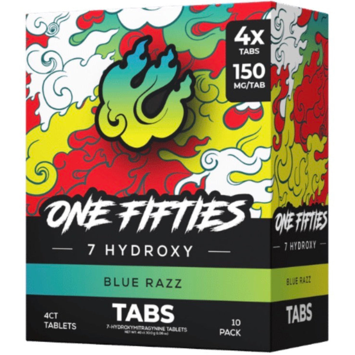 Straight HEAT 7-OH - 4Ct & NEW 10Ct 150mg Tabs - 5 Flavors [K-H150-4C]