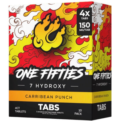 Straight HEAT 7-OH - 4Ct & NEW 10Ct 150mg Tabs - 5 Flavors [K-H150-4C]