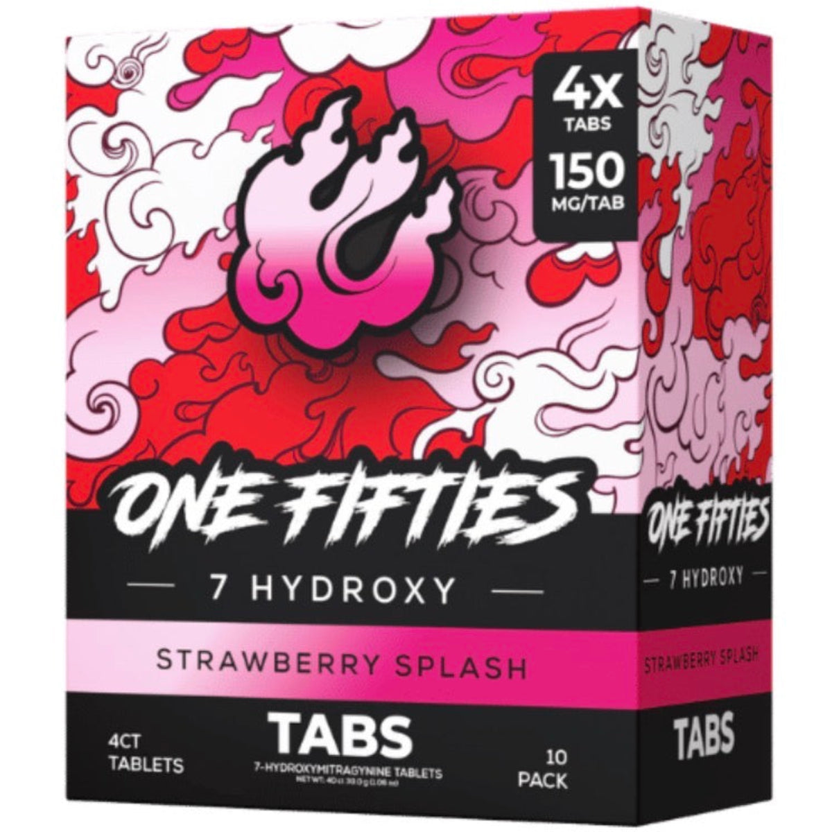 Straight HEAT 7-OH - 4Ct & NEW 10Ct 150mg Tabs - 5 Flavors [K-H150-4C]