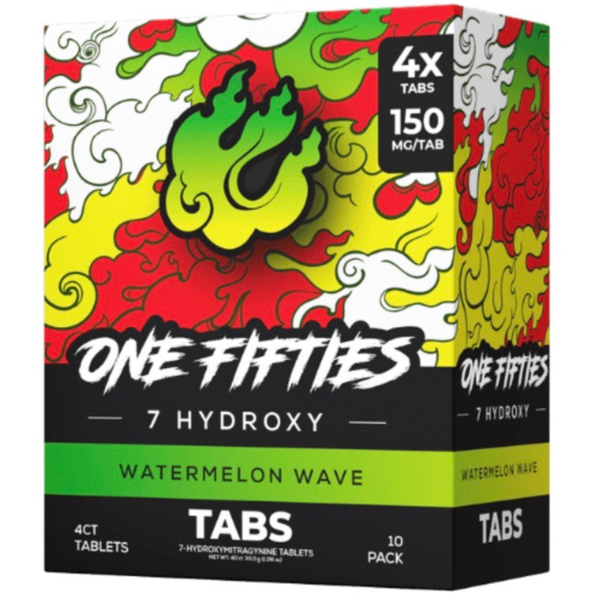 Straight HEAT 7-OH - 4Ct & NEW 10Ct 150mg Tabs - 5 Flavors [K-H150-4C]