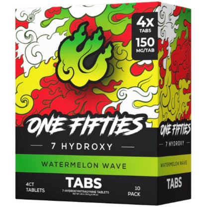Straight HEAT 7-OH - 4Ct & NEW 10Ct 150mg Tabs - 5 Flavors [K-H150-4C]