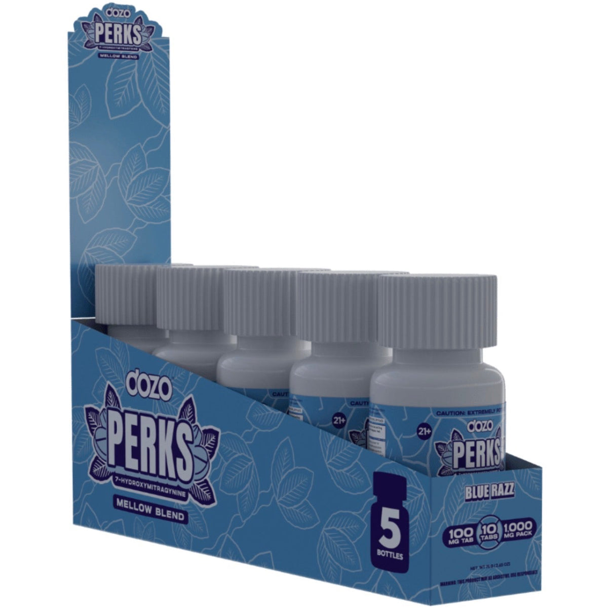 DOZO PERKS 7-OH - 4Ct & NEW 10Ct 100mg Tabs - 5 Flavors [K-DP-4C-100]