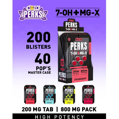 NEW DOZO 7-OH Plus MG-X - 1 Ct or 4Ct 200mg Tabs - 4 Flavors [K-DP-4C-MGX+]