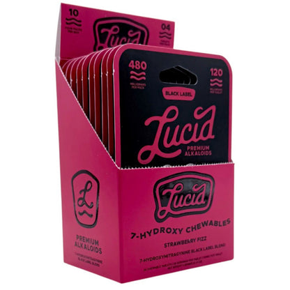 NEW 480mg LUCID - The Strongest 7-OH Available! Four 120mg Tab’s - 3 Flavors [K-L120-4C]