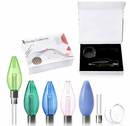 5.5" 510 Threaded Tip Nectar Collector in Gift Box - Assorted Tips & Colors [NC-G-89C]