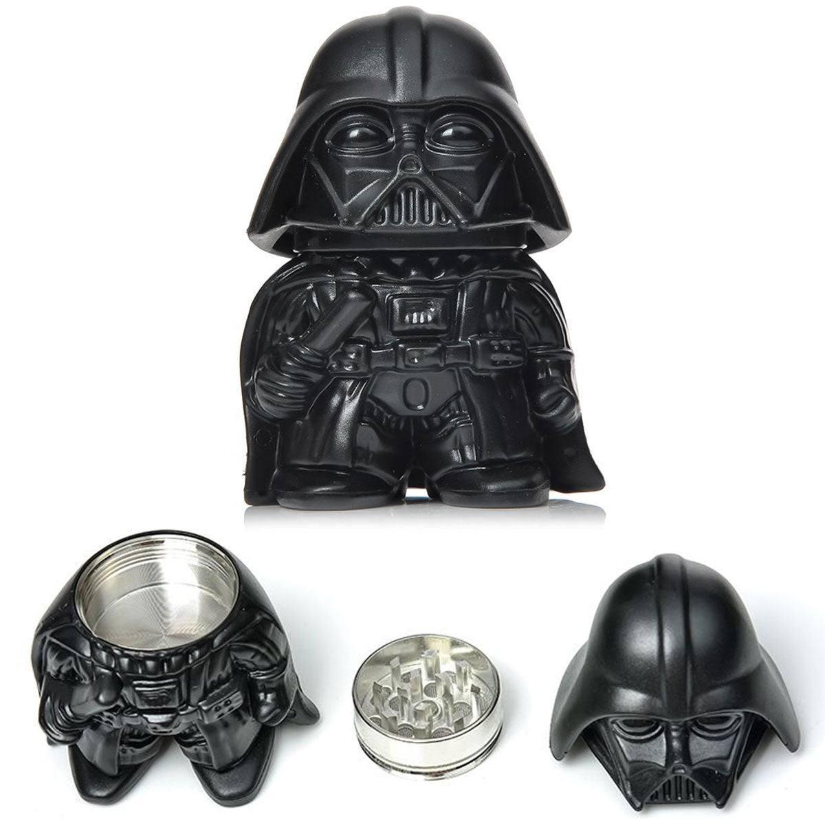 3-Piece Not Your Father's Grinder - 64mm - Black [GR-25]