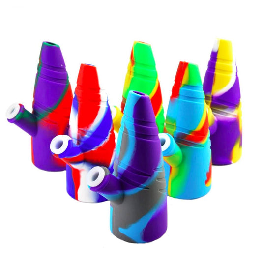 7.25" Pyramid Water Pipe - Assorted Colors [WP-S-86]