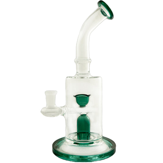 10" Banger Hanger w/ Flower Perc - Assorted Colors [WP-G-148]