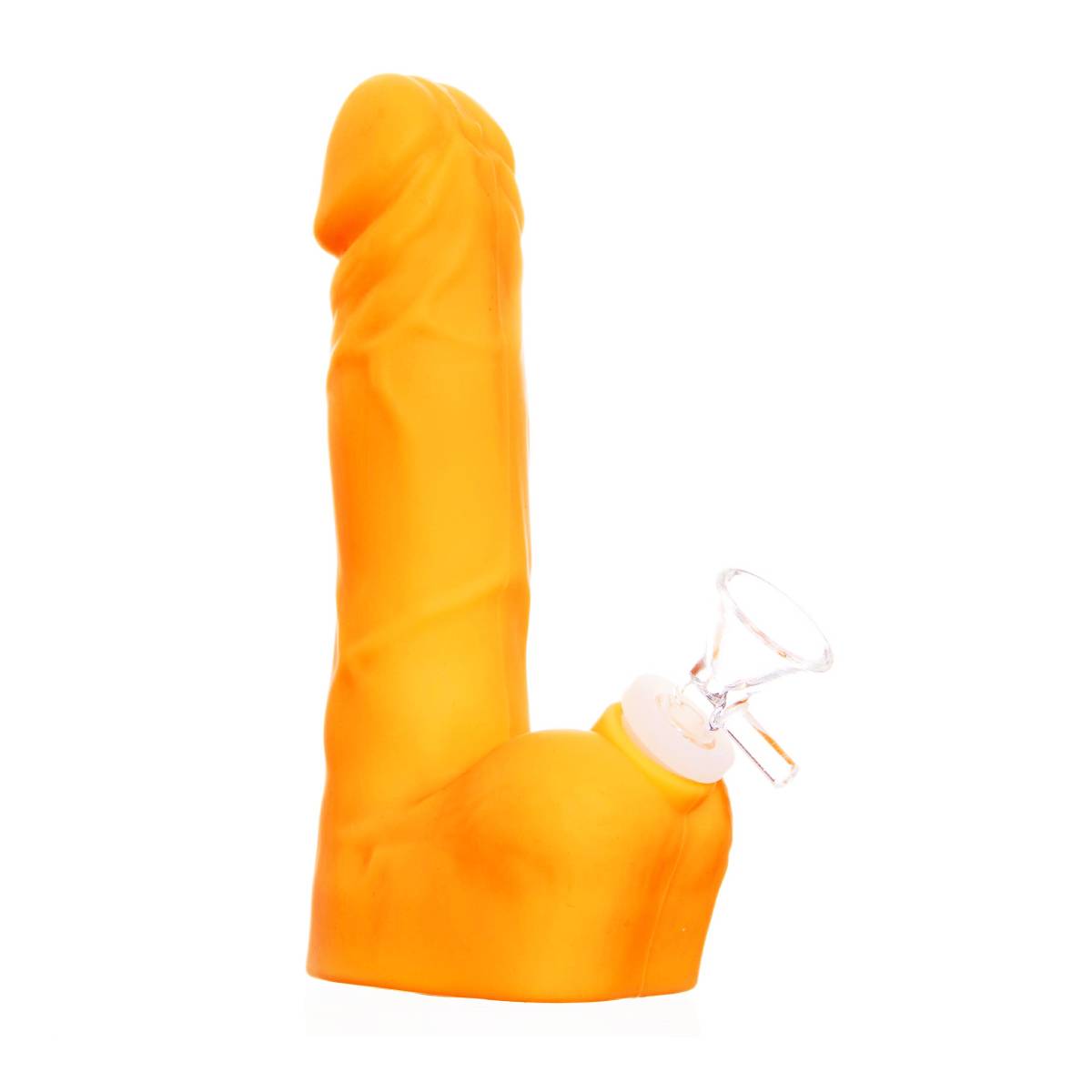 7" Silicone PENIS Water Pipe w/ Accessories (Jaundice Colored) #SC74