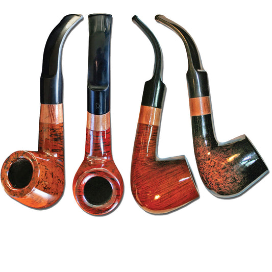 6" Wooden Traditional Pipe - Assorted Styles [HP-W-B-27]