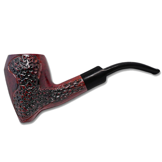 5.5" Wooden Traditional Pipe w/ Gift Box & Drawstring Pouch [HP-W-B-40]