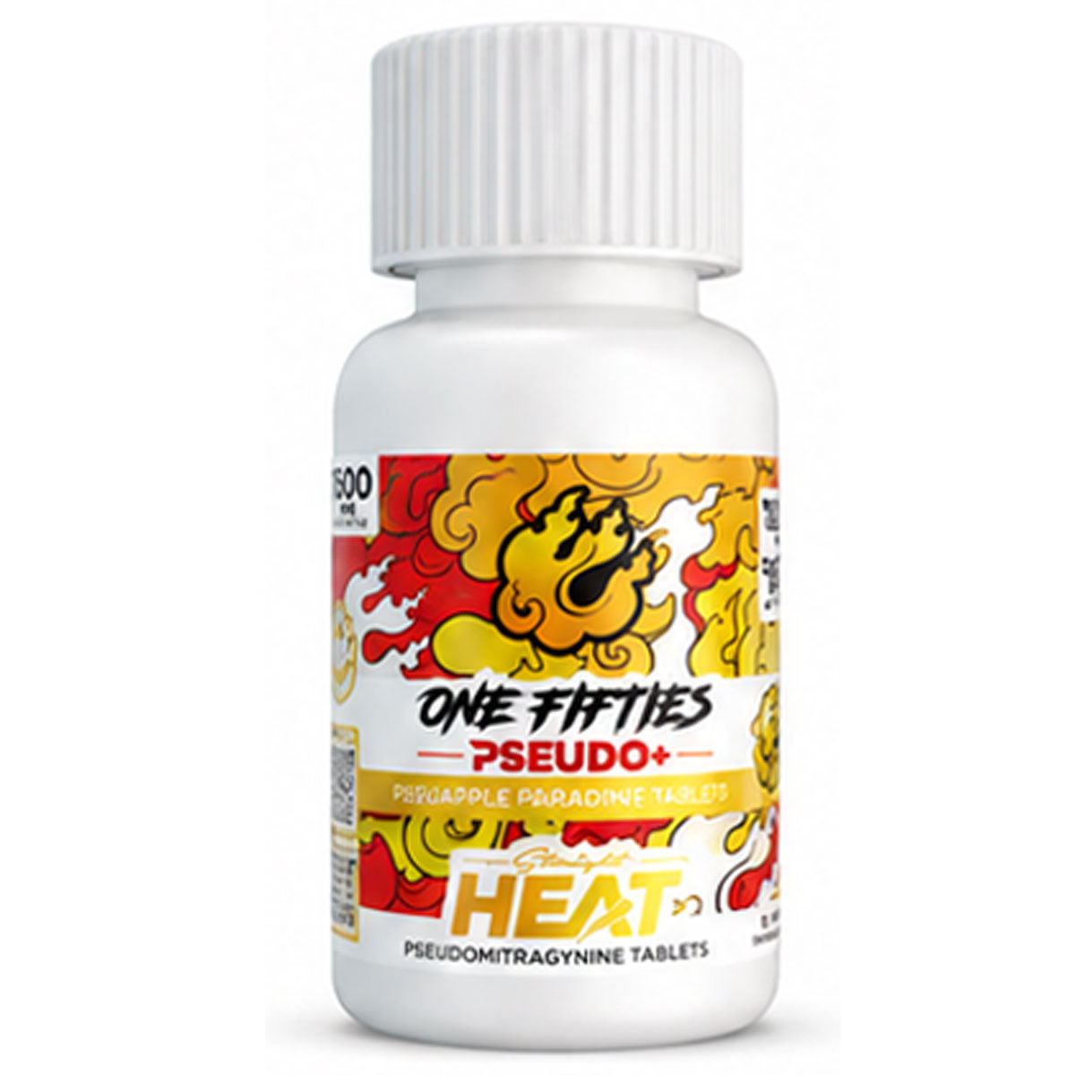 Straight HEAT PSEUDO - 4Ct & NEW 10Ct 150mg Tabs - 5 Flavors [K-H150-P-4C]