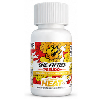 Straight HEAT PSEUDO - 4Ct & NEW 10Ct 150mg Tabs - 5 Flavors [K-H150-P-4C]