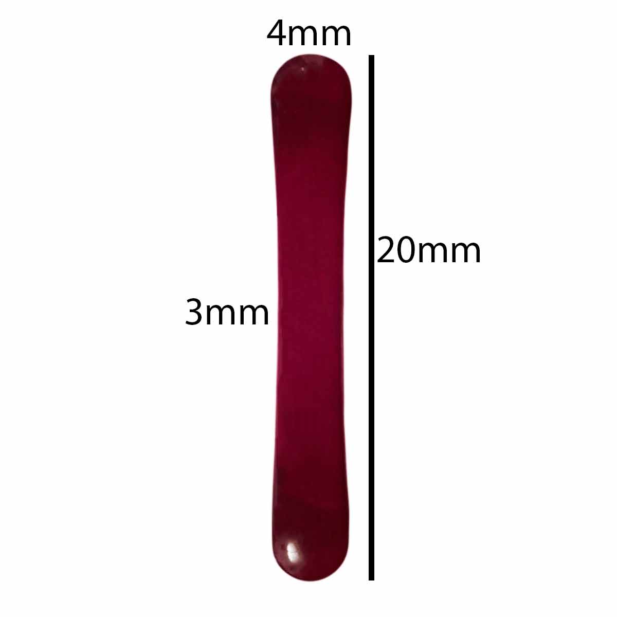 Lab Grown UV Reactive Rounded Ruby Terp Pillars - 20mm - 3 Ct [QTP-R-PL]