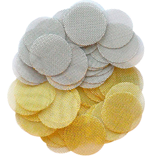 Top Quality Screens - Brass or Stainless Steel - 1000 Pcs - Assorted Sizes [B-Screens or SS-Screens]