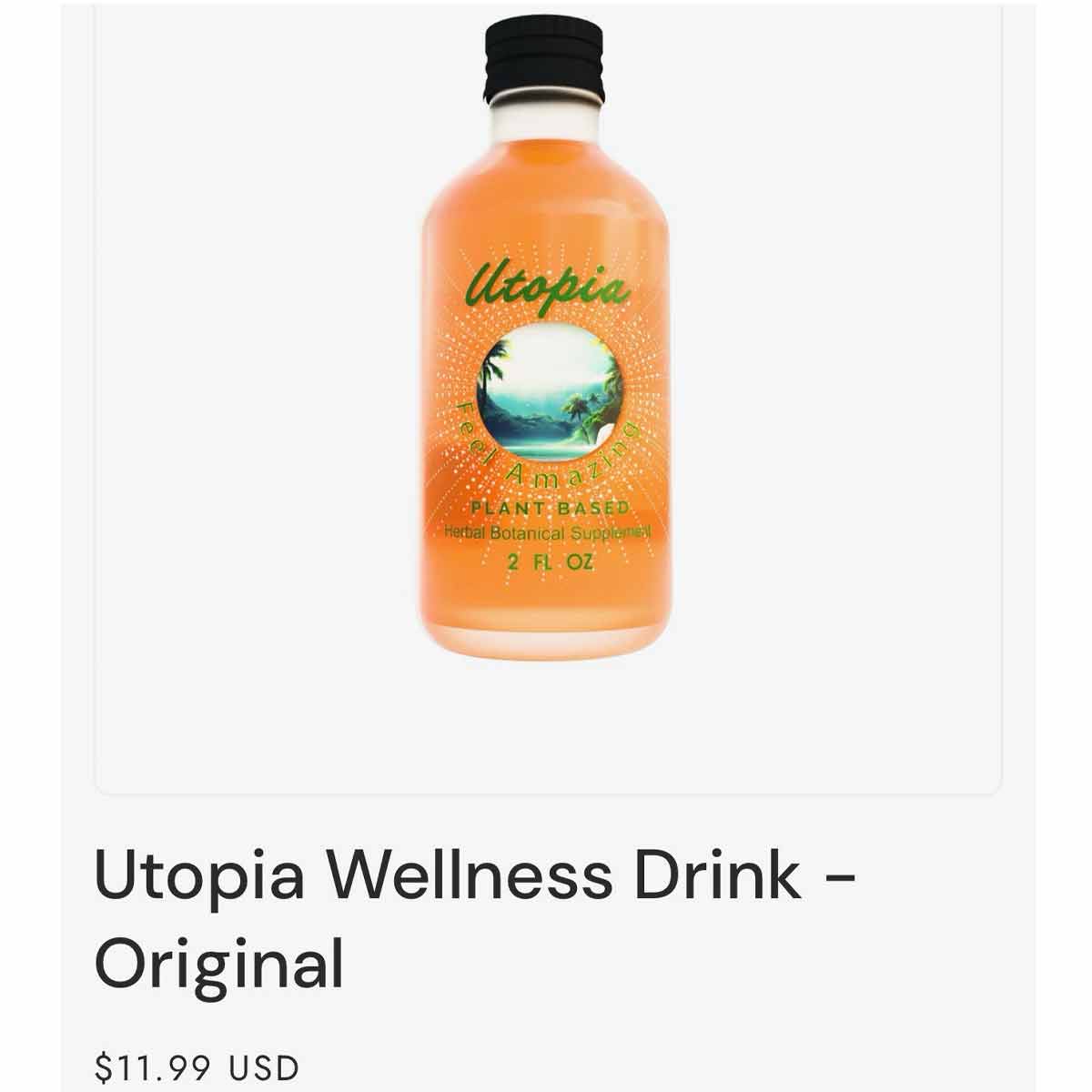 Utopia Original - 7-OH Free Kratom & Kava - BACK IN STOCK! - 15ml Shots [K-UT-S]