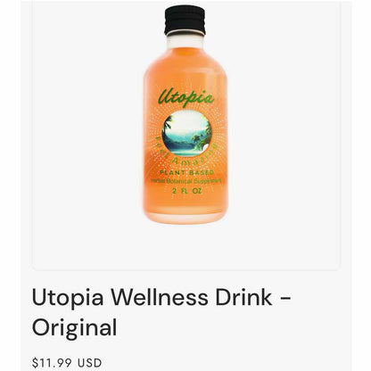 Utopia Original - 7-OH FREE Kratom & Kava - BACK IN STOCK! - 15ml Shots [K-UT-S]