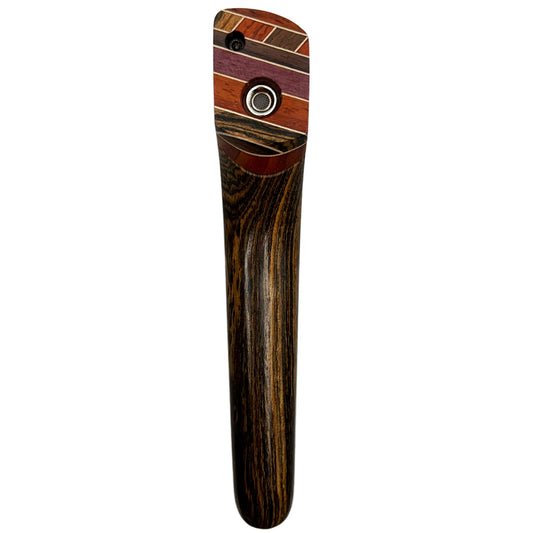 WW American Made 6" Wooden Hand Pipe with Swivel Lid & Smoke-Through Top [HP-W-W-22]