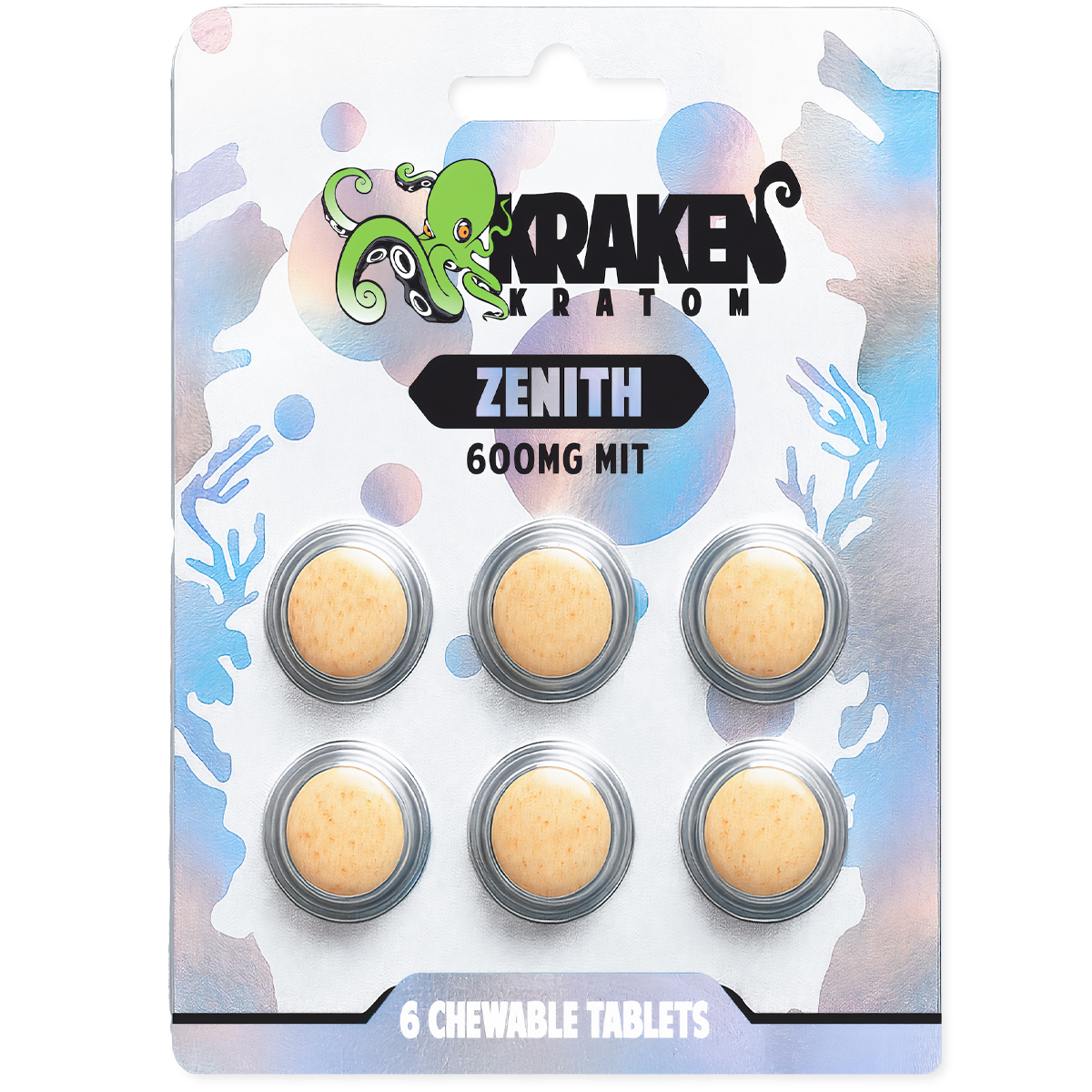 Kraken Zenith 600mg Kratom Tablet - [K-KR-ZT]