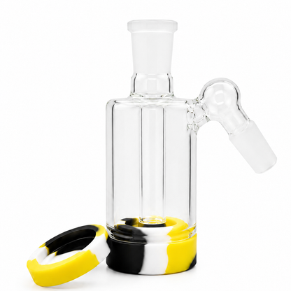 14mm Reclaim Catcher w/ Removable Silicone Container - 2 sizes - 14mm 45° or 90° [AC-20]