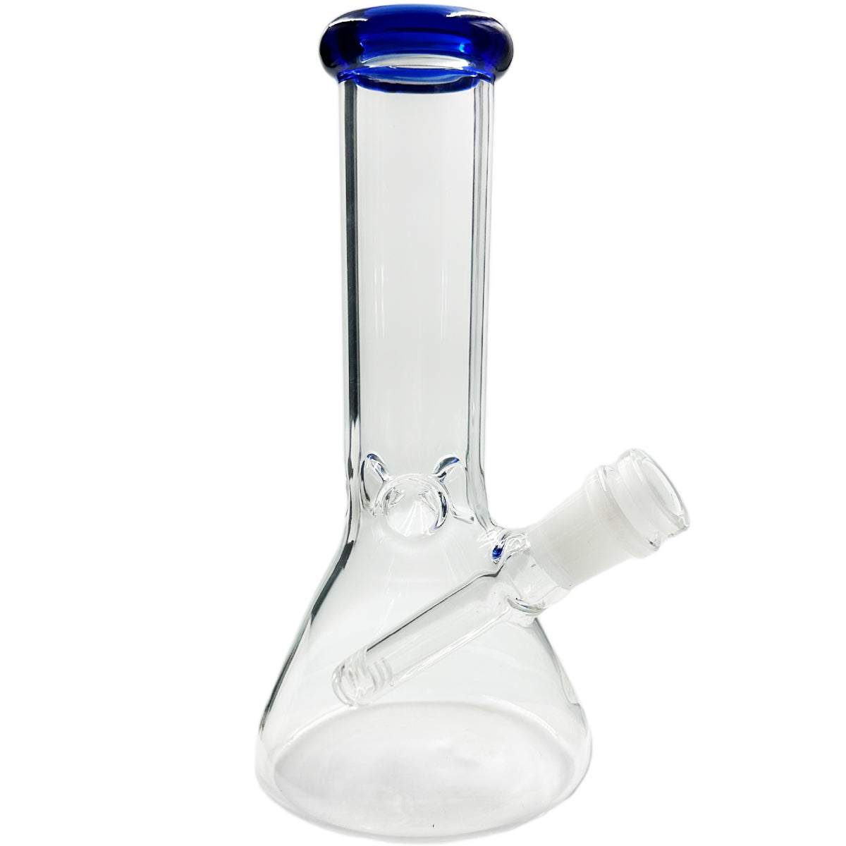 8" Beaker - Top Quality American Made Beaker w/ Imported Accessories- Assorted Colors [WP-G-260]