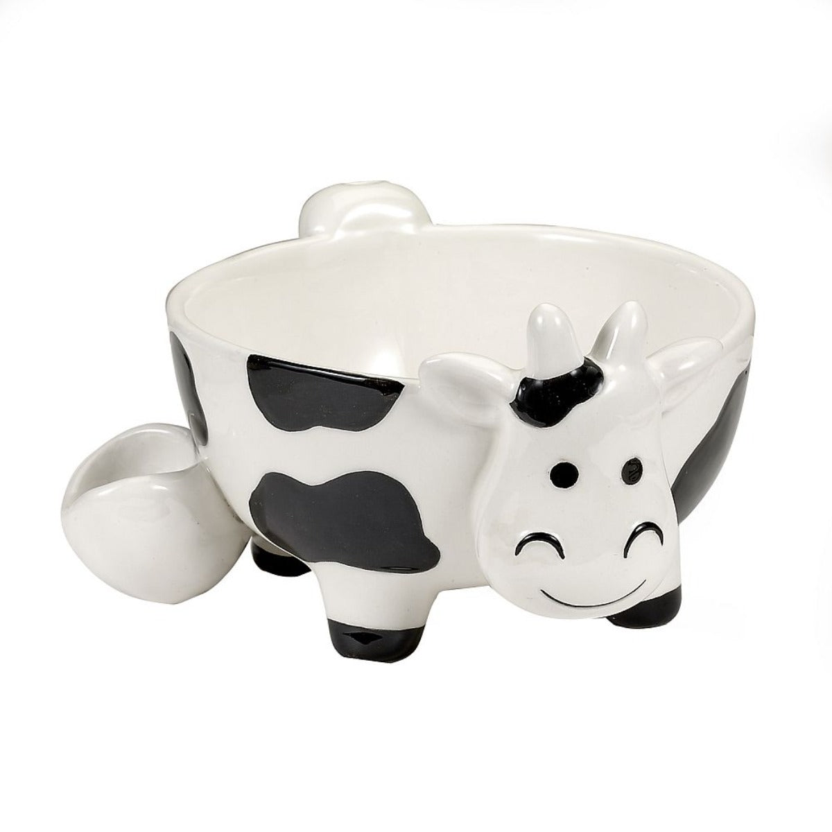 Roast & Toast Ceramic Bowl & Pipe w/ Gift Box - Cow Bowl [BL-C-FC-2]