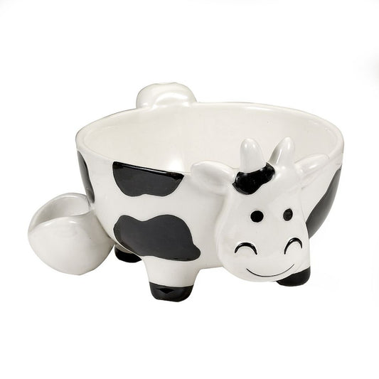 Roast & Toast Ceramic Bowl & Pipe w/ Gift Box - Cow Bowl [BL-C-FC-2]