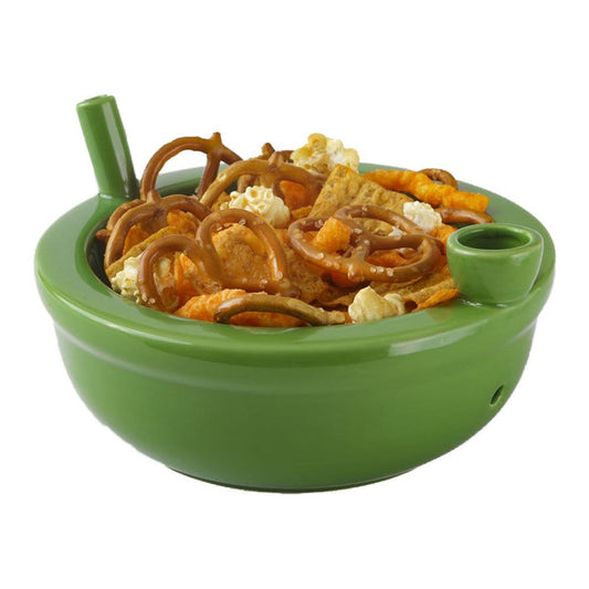 Roast & Toast Ceramic Bowl & Pipe w/ Gift Box - Munchies Bowl [BL-C-FC-3]