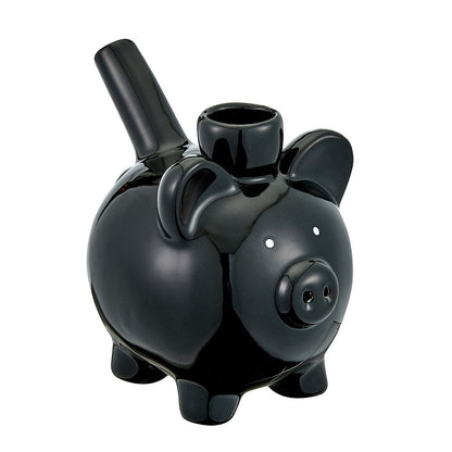 Roast & Toast Ceramic Pipe w/ Gift Box - Black Piggy [HP-C-FC-3]