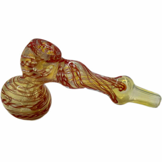 5.5"- 6" Fumed Glass Hammer Bubbler - Assorted Colors [BUB-G-H6]