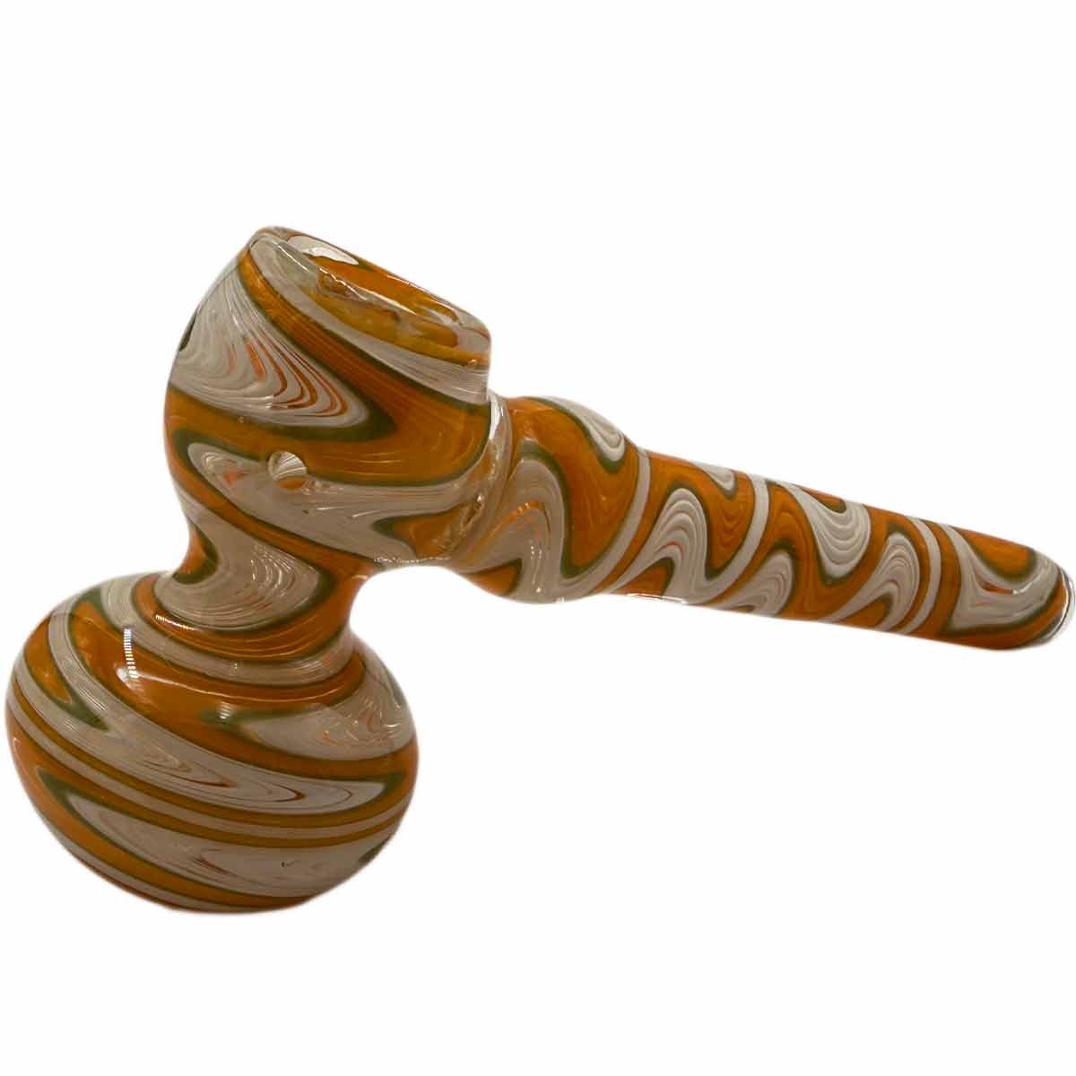 5.5"- 6"  Glass Hammer Bubbler - Assorted Colors [BUB-G-H7]