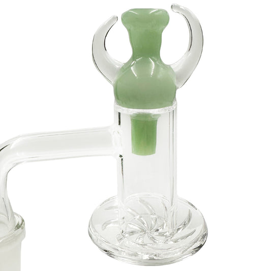 27mm Horned Bubble Carb Cap - Assorted Colors [CC-G-33]