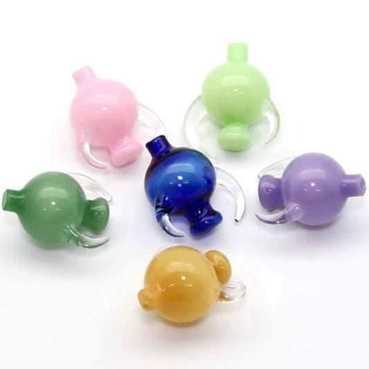 27mm Horned Bubble Carb Cap - Assorted Colors [CC-G-33]