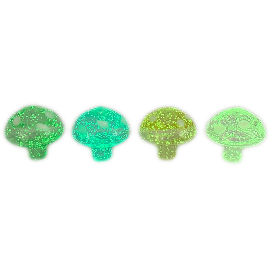 30mm Glow-in-the-Dark Mushroom Carb Cap - Assorted Colors [CC-G-46]