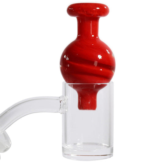 27mm Bubble Style Heavyweight Glass Carb Cap - Assorted Colors [CC-G-47]