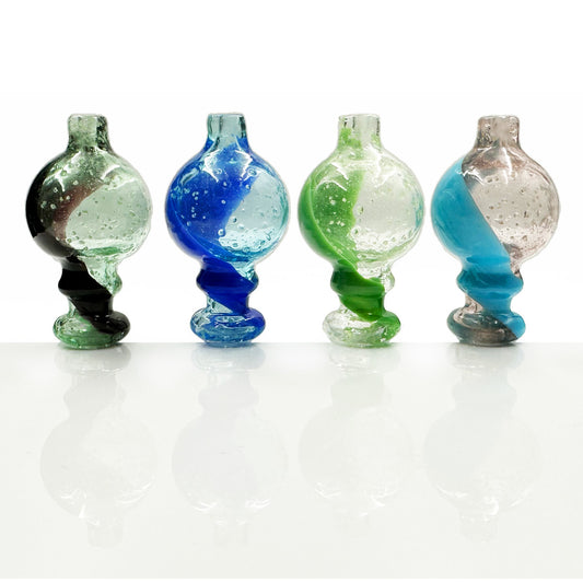 27mm Glow-in-the-Dark Bubble Carb Cap - Assorted Colors [CC-G-65]