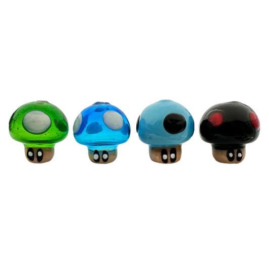 34mm XL Cartoon Mushroom Carb Carb - For 30mm Bangers - Assorted Colors [CC-G-67B]