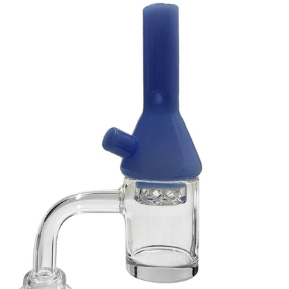 30mm Extra Tall Bong Shaped Cyclone Riptide Turbine Spinner Carb Cap - Assorted Colors [CC-G-69]