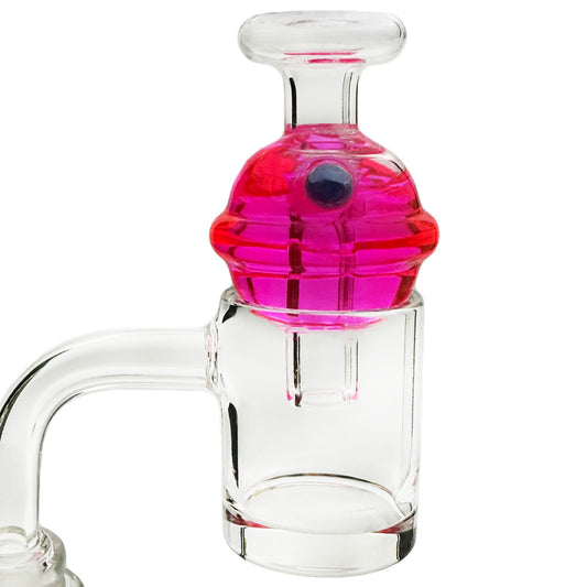 30mm Freezable Liquid Glycerin Bubble Carb Cap w/ Air Hole - Assorted Colors [CC-G-62]