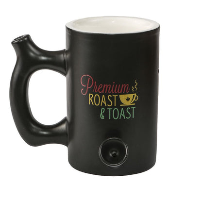 Roast & Toast Ceramic Coffee Mug & Pipe w/ Gift Box - Large Rasta Premium Roast [CM-C-FC-16]