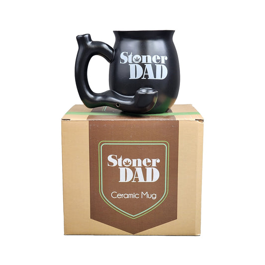 Roast & Toast Ceramic Coffee Mug & Pipe w/ Gift Box - Stoner Dad [CM-C-FC-20]