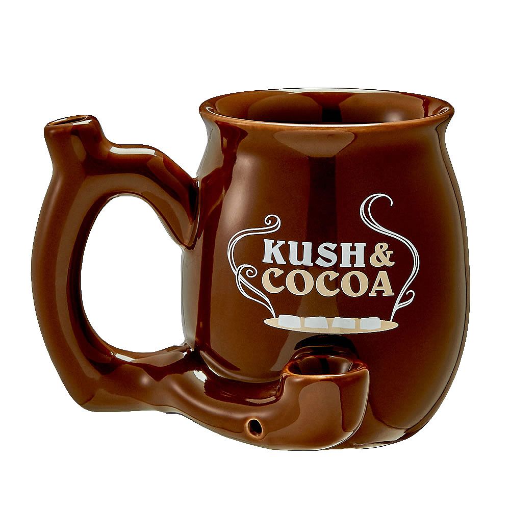 Roast & Toast Ceramic Coffee Mug & Pipe w/ Gift Box - Kush & Cocoa [CM-C-FC-22]
